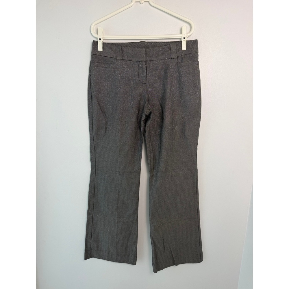 Office Siren 2000s Y2K Low Rise Tailored Trouser Shimmer Lurex Mob Wife 32